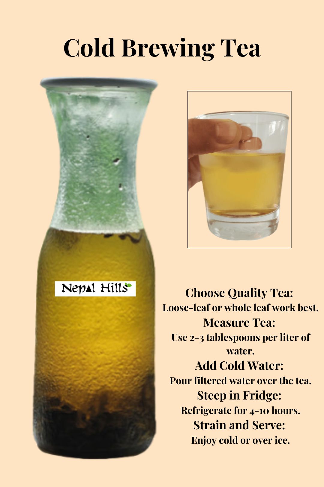 A guide to cold brew tea - A refreshing twist on traditional brewing