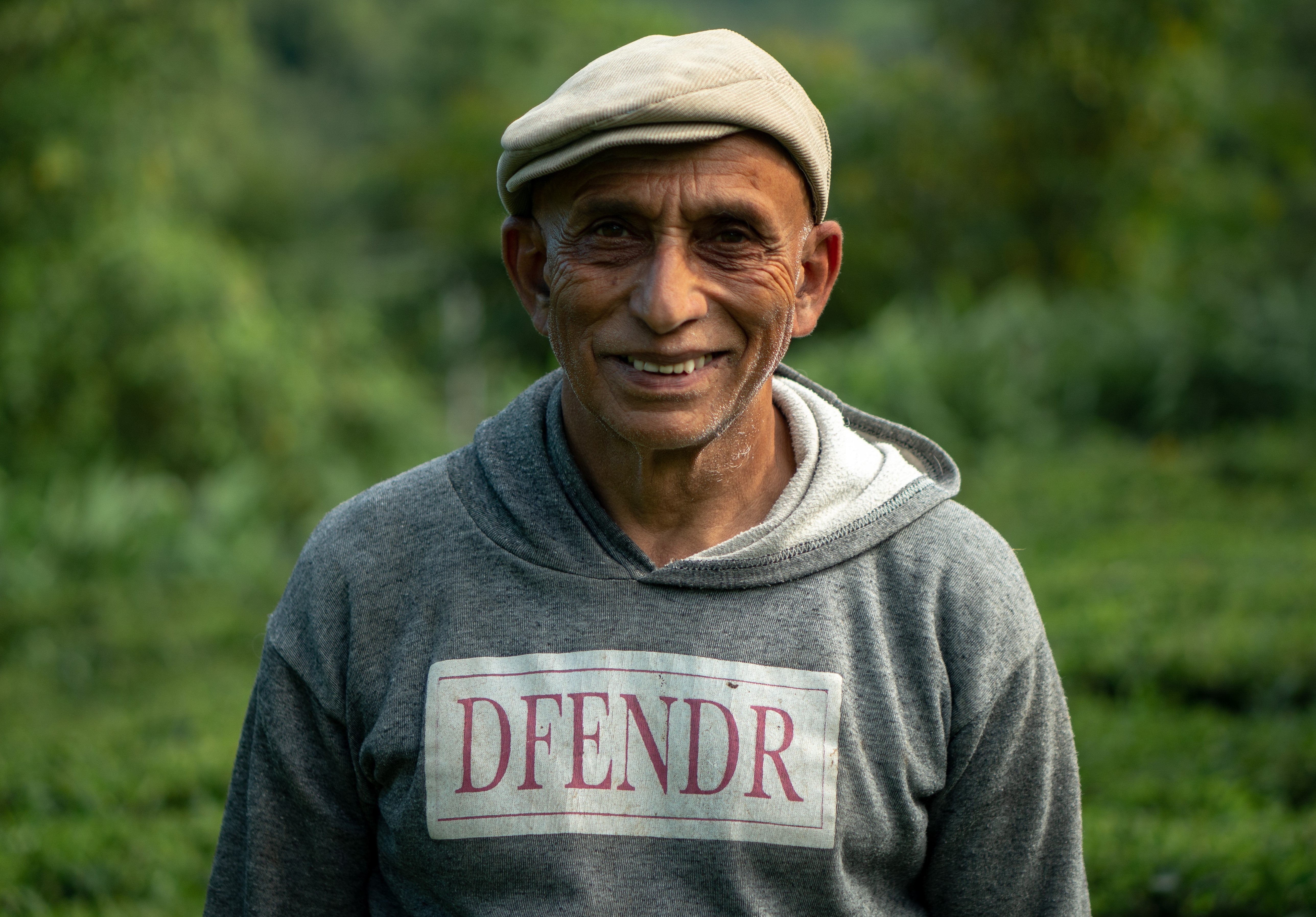 Nepali Farmer Smiling