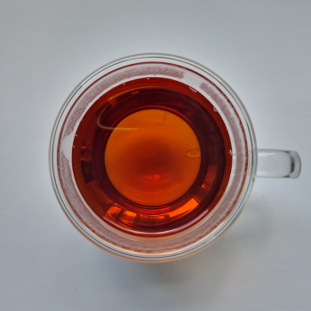 Tea smells like burnt