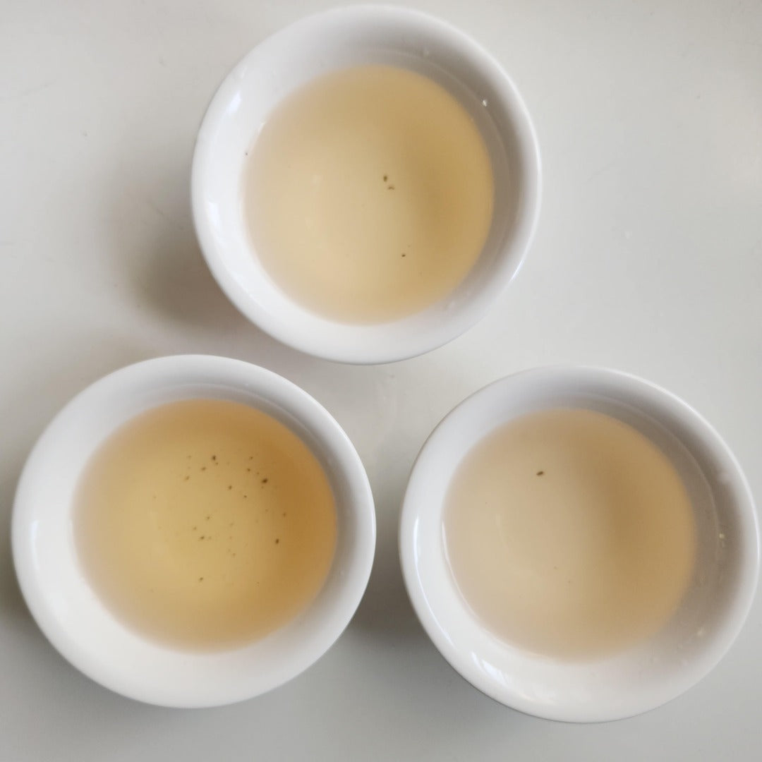 Green Tea in taster Cups