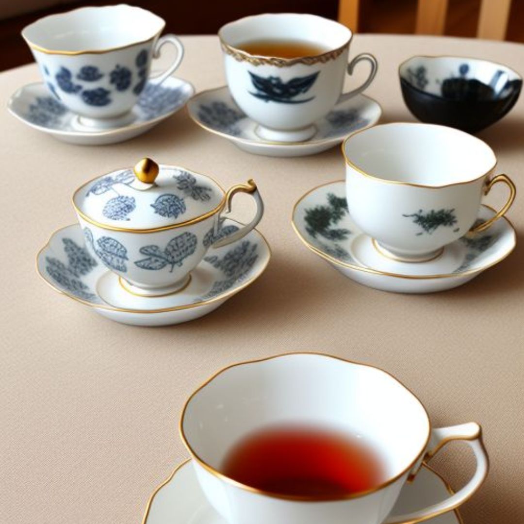 Teaware- Cups on a table