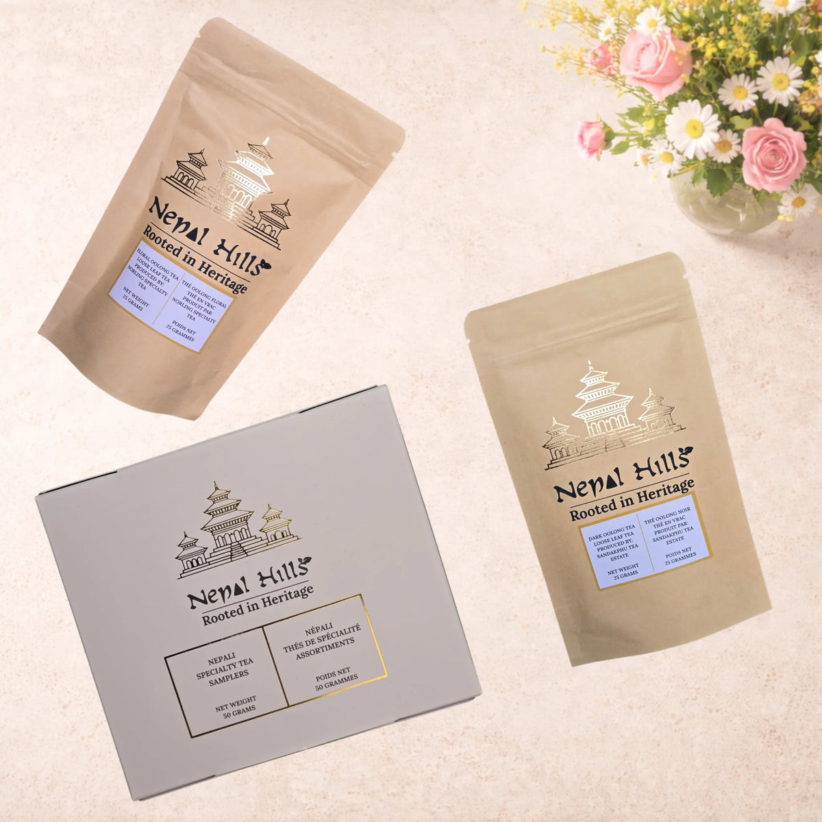 Welcome Nepal Pack — Nepal Tea Bundle with Oolong and Sampler | Nepal Hills Tea
