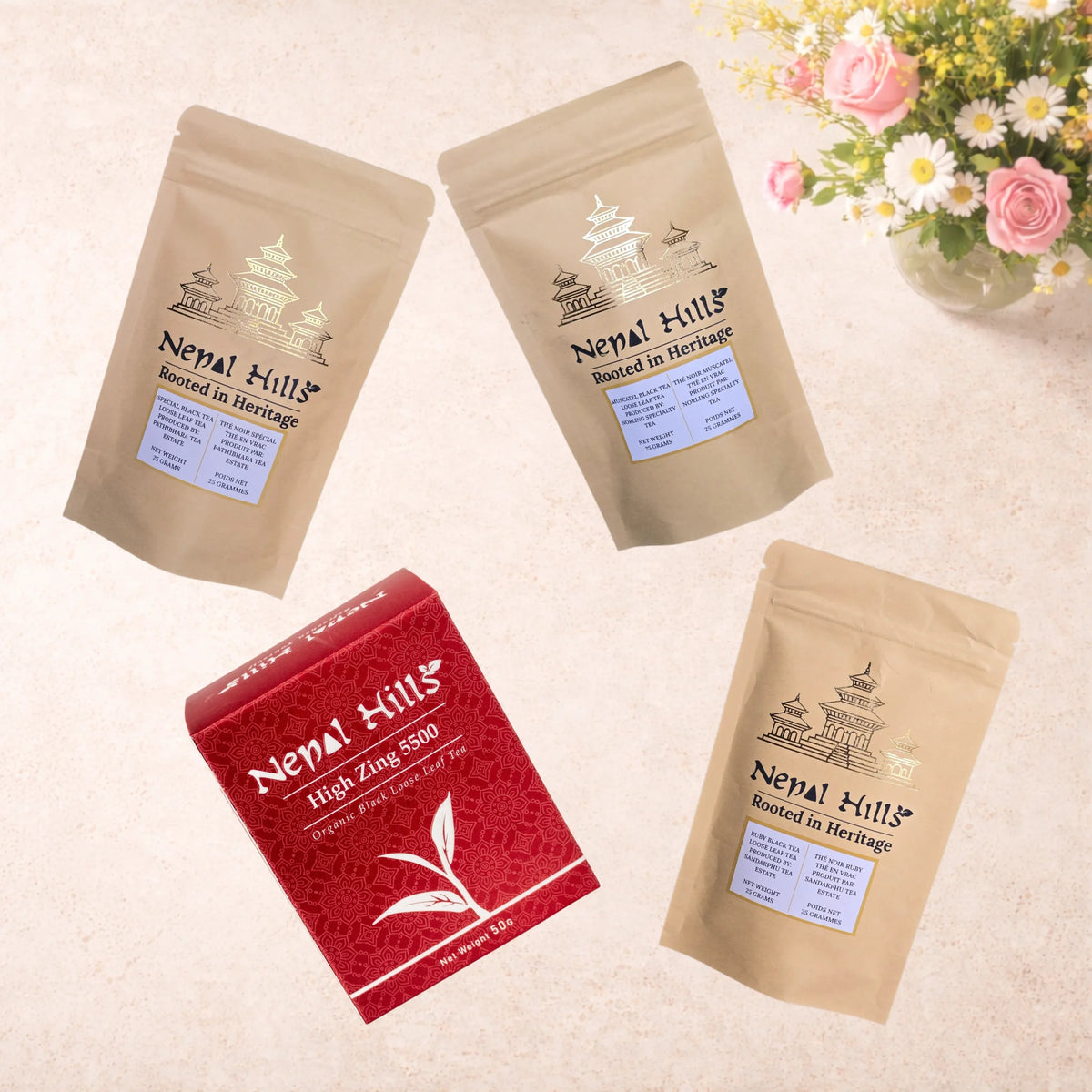 Black Tea Lover Pack — Premium Nepal Black Tea Collection from Ilam and Taplejung | Nepal Hills Tea
