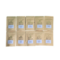 Set of Nepal Tea bags with various tea types on a white background