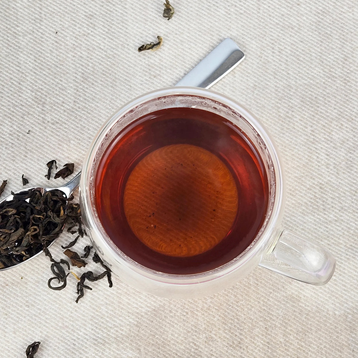 Ruby Black Tea brewed in a cup — Bold Dark Cherry Single-Origin Nepal Tea | Nepal Hills Tea — 3