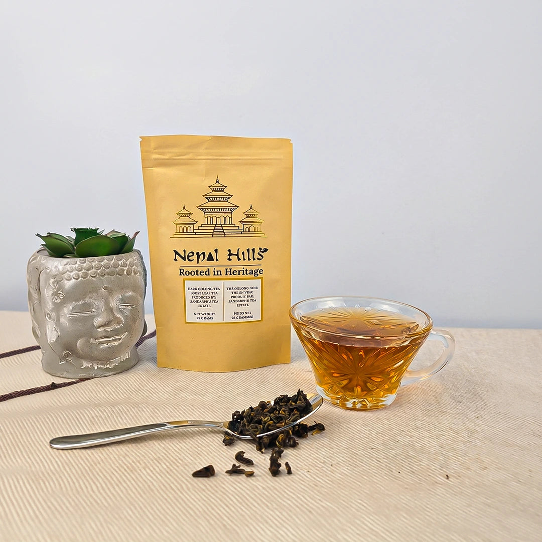 Dark Oolong Tea — Stone Fruit Nepal Oolong from Sandakphu Estate | Nepal Hills Tea