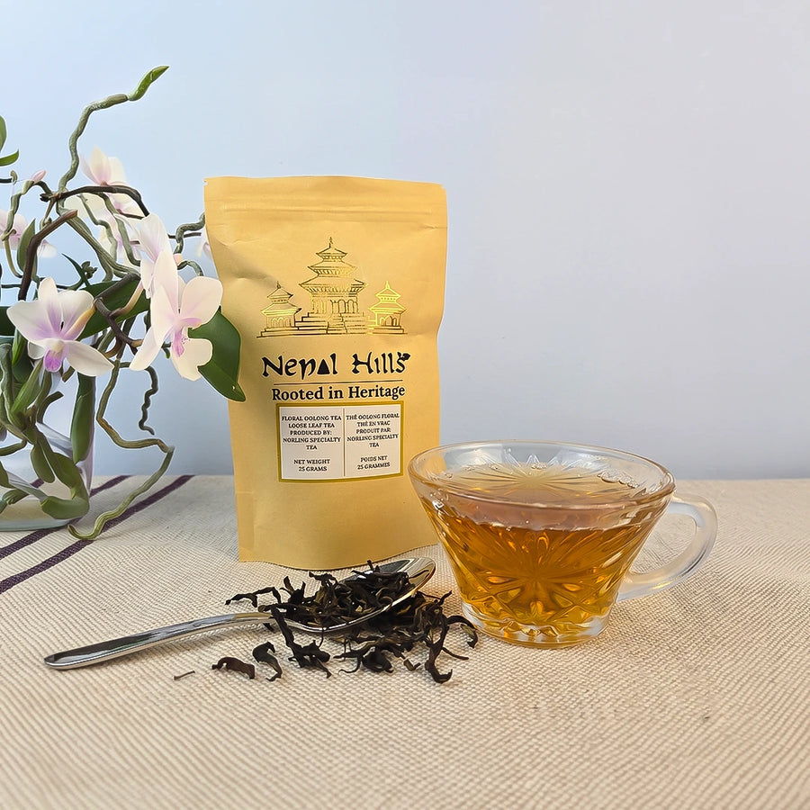 Floral Oolong Tea — Honey Blossom High-Altitude Nepal Oolong from Ilam | Nepal Hills Tea