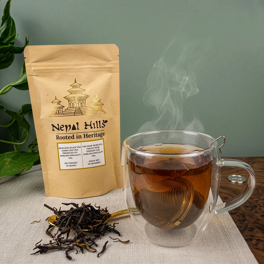 Muscatel Black Tea — Honey-Grape Single-Origin Nepal Tea from Ilam | Nepal Hills Tea