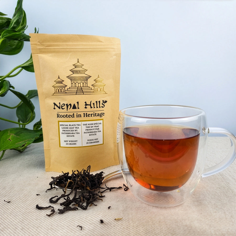 Special Black Tea (Theba Black) — Deep Chocolate Taplejung Nepal Tea from Pathibhara Estate | Nepal Hills Tea